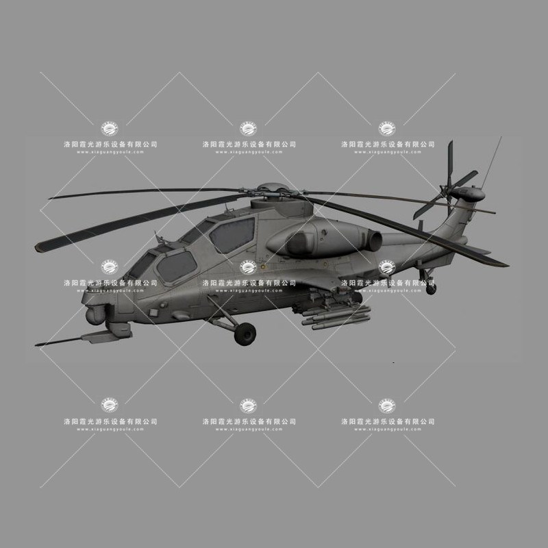 焦作武装直升机3D模型